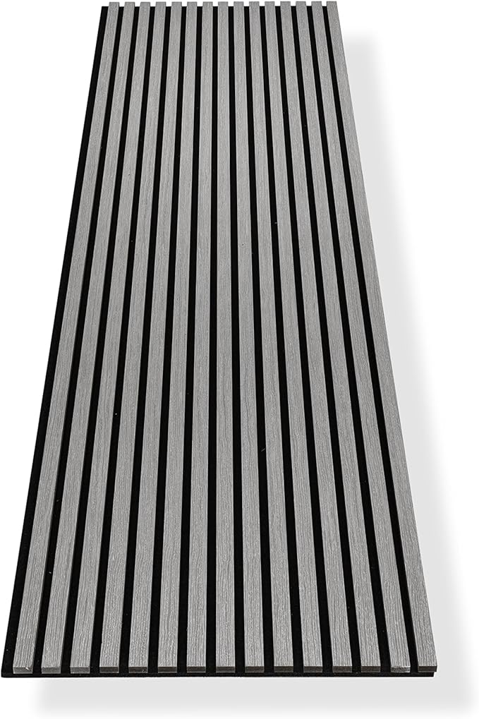 PANNELLO FONOASSORBENTE DECORATIVO ARGENTO 60X280