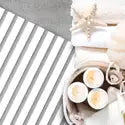 PANNELLO FONOASSORBENTE DECORATIVO BIANCO 60X280