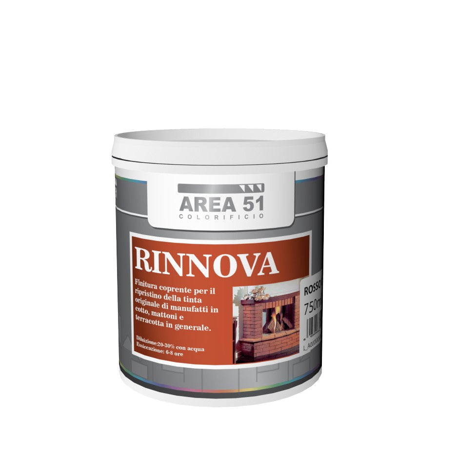 AREA 51 - RINNOVA Pittura ravvivante coprente per cotto e mattoni  - ml 750