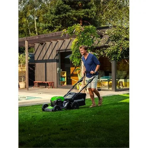 Tosaerba a batteria 48V Taglio cm 46 Trazionato GREENWORKS