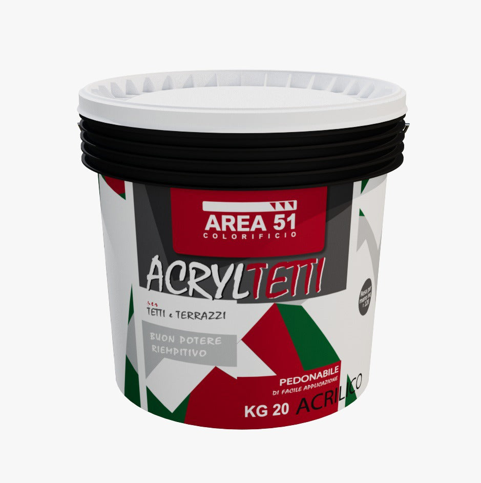 AREA 51 - ACRYLTETTI Rivestimento acrilico per tetti e terrazzi