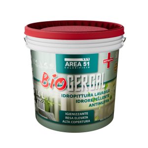 AREA 51 - BIOGERGAL Idropittura lavabile idrorepellente antimuﬀa