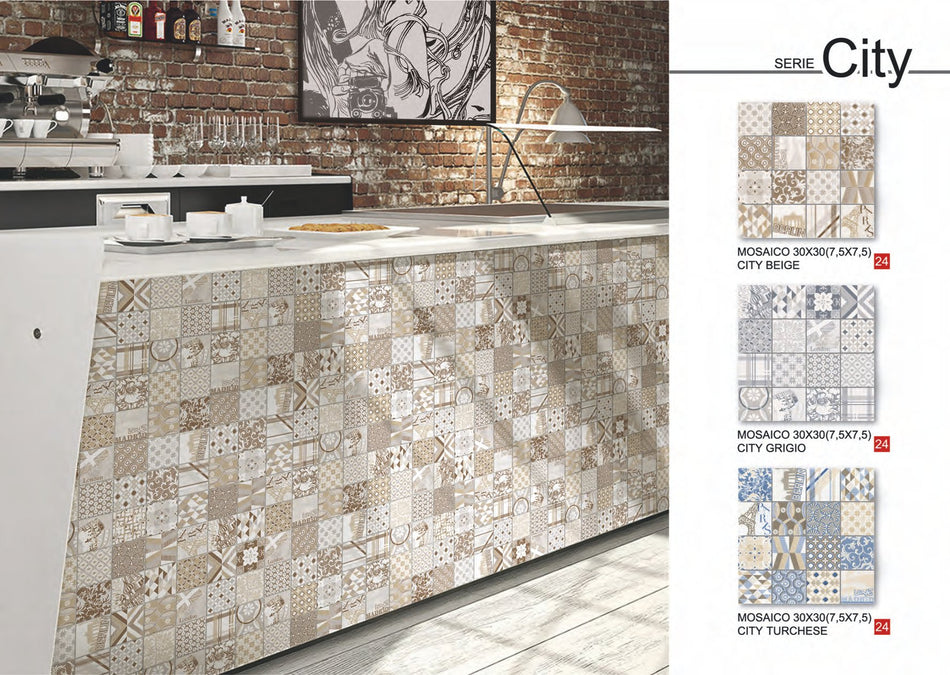 Mosaici in gres cm 30x30 LINEA CITY